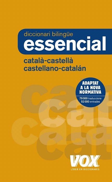 DICCIONARI ESSENCIAL VOX CASTELLANO-CATALÁN / CATALÀ-CASTELLÀ (2018) | 9788499742717 | VOX EDITORIAL | Llibreria Cinta | Llibreria online de Terrassa | Comprar llibres en català i castellà online | Comprar llibres de text online