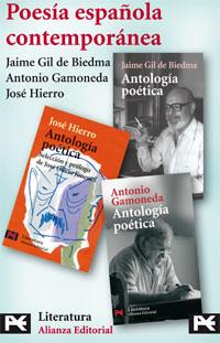 POESIA CONTEMPORANEA : ANTOLOGIA POETICA (ESTUCHE 3 VOL.) | 9788420697536 | GIL DE BIEDMA, JAIME; GAMONEDA, ANT.; HIERRO, JOSE | Llibreria Cinta | Llibreria online de Terrassa | Comprar llibres en català i castellà online | Comprar llibres de text online