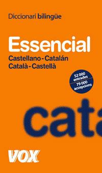 DICCIONARI ESSENCIAL CASTELLA-CATALA / CATALA-CASTELLA VOX | 9788483329634 | Llibreria Cinta | Llibreria online de Terrassa | Comprar llibres en català i castellà online | Comprar llibres de text online