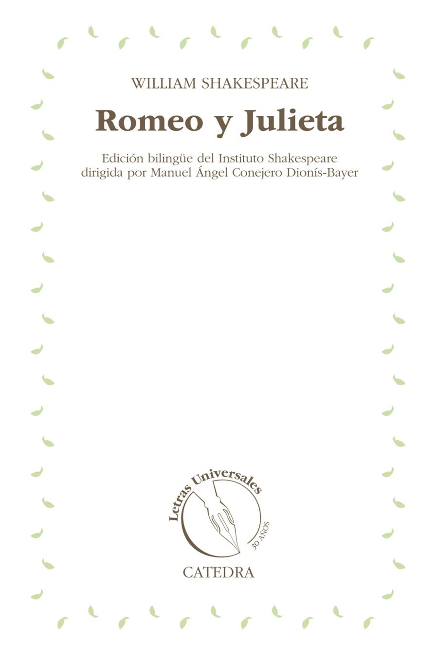 ROMEO Y JULIETA | 9788437631745 | Shakespeare, William | Llibreria Cinta | Llibreria online de Terrassa | Comprar llibres en català i castellà online | Comprar llibres de text online