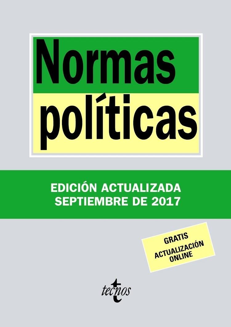 NORMAS POLÍTICAS 250 (2017) | 9788430971794 | EDITORIAL TECNOS | Llibreria Cinta | Llibreria online de Terrassa | Comprar llibres en català i castellà online | Comprar llibres de text online