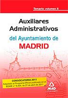 AUXILIARES ADM. DEL AYUNT. DE MADRID TEMARIO VOL.2 | 9788467661736 | EDITORIAL MAD/MARTOS NAVARRO, FERNANDO/GONZALEZ RABANAL, JOSE MANUEL/MARTINEZ DEL FRESNO, JOAQUIN/MU | Llibreria Cinta | Llibreria online de Terrassa | Comprar llibres en català i castellà online | Comprar llibres de text online