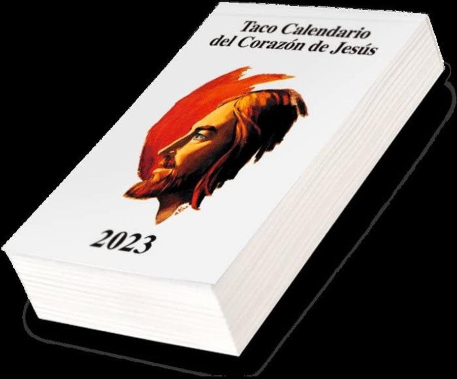 TACO CALENDARIO SAGRADO CORAZON DE JESUS 2023 | 9788427146198 | Llibreria Cinta | Llibreria online de Terrassa | Comprar llibres en català i castellà online | Comprar llibres de text online
