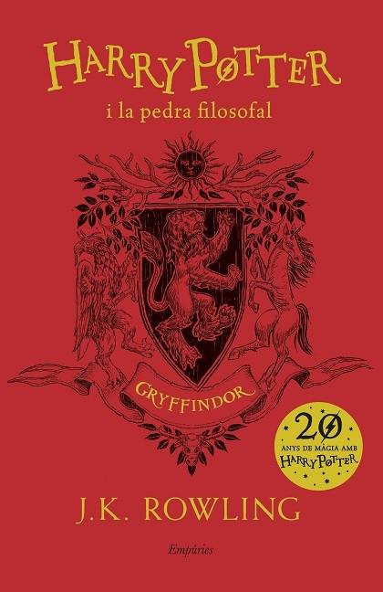 HARRY POTTER I LA PEDRA FILOSOFAL (GRYFFINDOR) | 9788417016678 | ROWLING, J.K. | Llibreria Cinta | Llibreria online de Terrassa | Comprar llibres en català i castellà online | Comprar llibres de text online