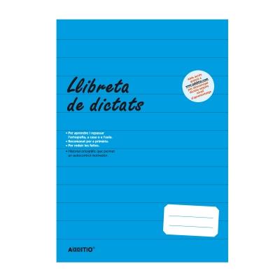 LLIBRETA DE DICTATS (PRIMARIA) -ADDITIO- | 8428318071017 | Llibreria Cinta | Llibreria online de Terrassa | Comprar llibres en català i castellà online | Comprar llibres de text online