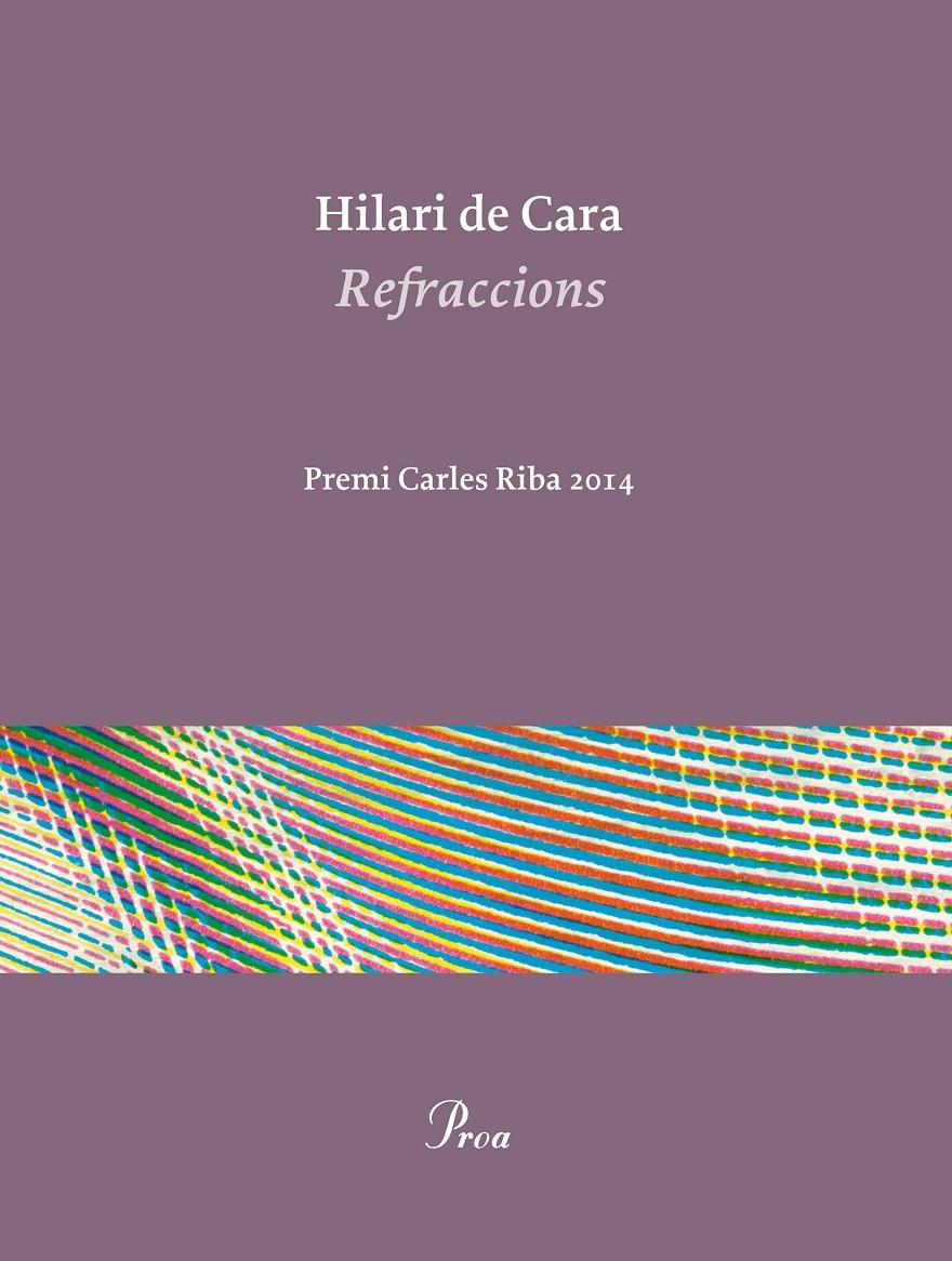REFRACCIONS | 9788475885506 | HILARI DE CARA | Llibreria Cinta | Llibreria online de Terrassa | Comprar llibres en català i castellà online | Comprar llibres de text online