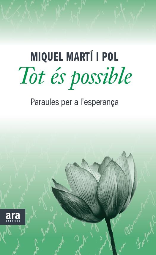TOT ÉS POSSIBLE | 9788415642473 | MARTÍ I POL, MIQUEL | Llibreria Cinta | Llibreria online de Terrassa | Comprar llibres en català i castellà online | Comprar llibres de text online