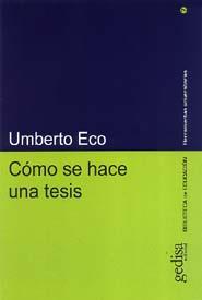 COMO SE HACE UNA TESIS | 9788474328967 | ECO, UMBERTO | Llibreria Cinta | Llibreria online de Terrassa | Comprar llibres en català i castellà online | Comprar llibres de text online