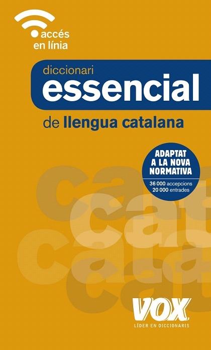 DICCIONARI ESSENCIAL DE LLENGUA CATALANA (2018) | 9788499742861 | VOX EDITORIAL | Llibreria Cinta | Llibreria online de Terrassa | Comprar llibres en català i castellà online | Comprar llibres de text online