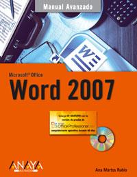 WORD 2007 (MANUAL AVANZADO) | 9788441521797 | Martos Rubio, Ana | Llibreria Cinta | Llibreria online de Terrassa | Comprar llibres en català i castellà online | Comprar llibres de text online