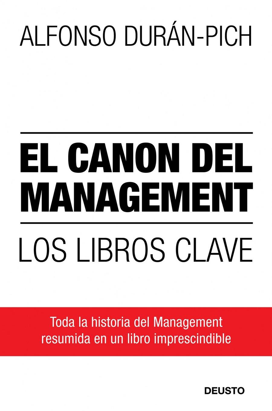 CANON DEL MANAGEMENT: LOS LIBROS CLAVE | 9788423427857 | DURAN-PICH, ALFONSO | Llibreria Cinta | Llibreria online de Terrassa | Comprar llibres en català i castellà online | Comprar llibres de text online