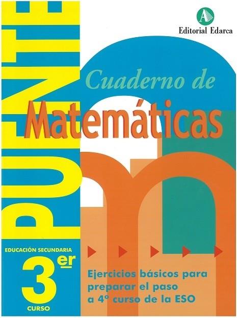 PUENTE 3 ESO MATEMATICAS | 9788478876235 | Llibreria Cinta | Llibreria online de Terrassa | Comprar llibres en català i castellà online | Comprar llibres de text online