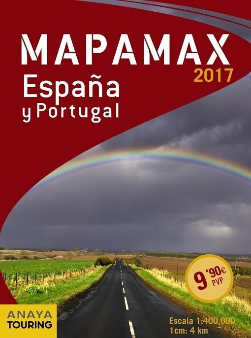 MAPAMAX - ESPAÑA Y PORTUGAL - 2017 | 9788499359663 | ANAYA TOURING | Llibreria Cinta | Llibreria online de Terrassa | Comprar llibres en català i castellà online | Comprar llibres de text online