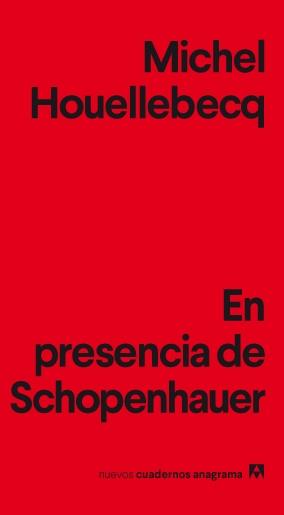 EN PRESENCIA DE SCHOPENHAUER | 9788433916198 | HOUELLEBECQ, MICHEL | Llibreria Cinta | Llibreria online de Terrassa | Comprar llibres en català i castellà online | Comprar llibres de text online
