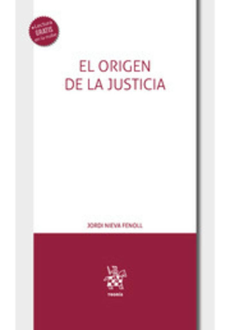 EL ORIGEN DE LA JUSTICIA | 9788411971645 | JORDI NIEVA FENOLL | Llibreria Cinta | Llibreria online de Terrassa | Comprar llibres en català i castellà online | Comprar llibres de text online