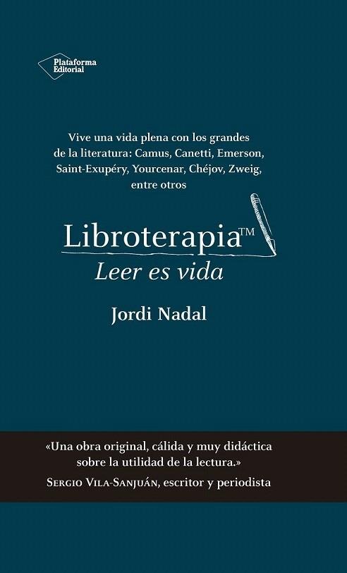 LIBROTERAPIA | 9788417114718 | NADAL, JORDI | Llibreria Cinta | Llibreria online de Terrassa | Comprar llibres en català i castellà online | Comprar llibres de text online