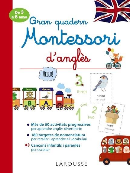Gran quadern Montessori d'anglès LAROUSSE 2020 | 9788418100284 | LAROUSSE EDITORIAL | Llibreria Cinta | Llibreria online de Terrassa | Comprar llibres en català i castellà online | Comprar llibres de text online