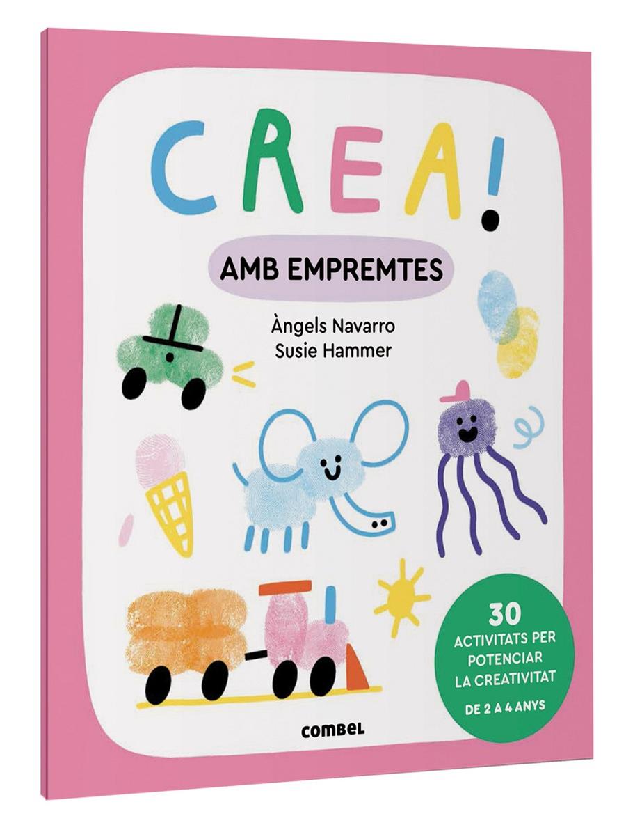 CREA! AMB EMPREMTES | 9788411581073 | NAVARRO SIMON, ÀNGELS | Llibreria Cinta | Llibreria online de Terrassa | Comprar llibres en català i castellà online | Comprar llibres de text online