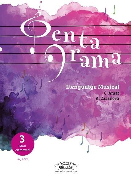 PENTAGRAMA 3 LLENGUATGE MUSICAL + CD (2018) | 9788417199340 | AMAT CUNNINGTON, CARMEN; CASANOVA, ANNA | Llibreria Cinta | Llibreria online de Terrassa | Comprar llibres en català i castellà online | Comprar llibres de text online
