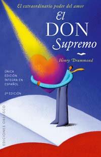 EL DON SUPREMO | 9788497772075 | DRUMMOND, HENRY | Llibreria Cinta | Llibreria online de Terrassa | Comprar llibres en català i castellà online | Comprar llibres de text online